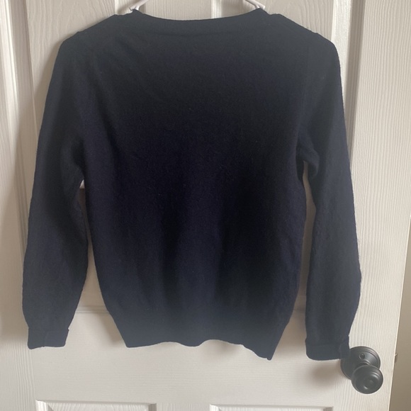 Women’s J.Crew Frenchie navy sweater small - Picture 3 of 3